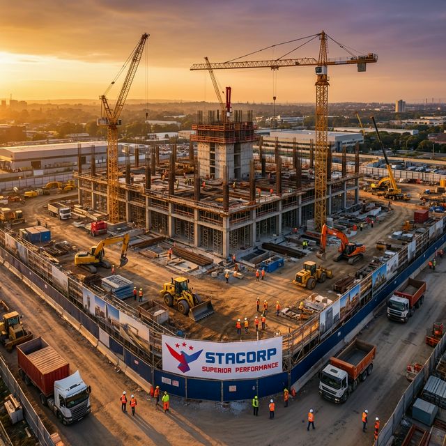 Công trường thi công STACorp